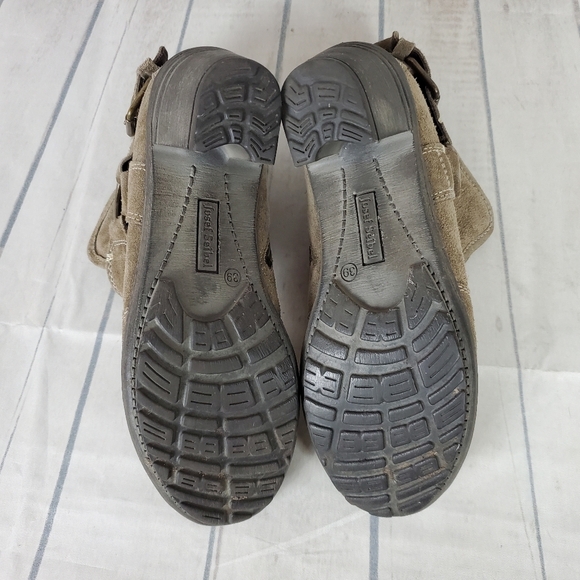 Josef Seibel Harness Sage Green Ankle Boots Size 39/8-8.5 Festival Cowgirl - Picture 13 of 16